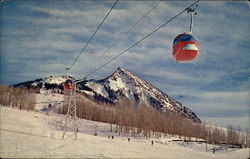 Telecar Gondolas on Crested Butte Mountain Postcard