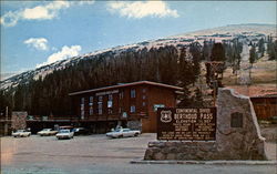 Berthoud Pass Lodge Skiing Postcard Postcard