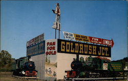 Goldrush Junction Entrance Sign Pigeon Forge, TN Postcard Postcard