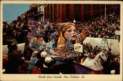 Mardi Gras Parade Postcard