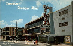 Tamanaca Downtown Motel Postcard