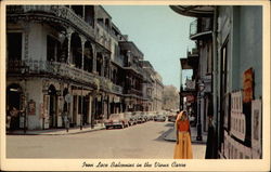 Iron Lace Balconies in the Vieux Carre Postcard