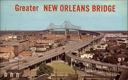 Greater New Orleans Bridge Louisiana Postcard Postcard