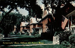 Generals' Row Offut Air Force Base Bellevue, NE Postcard Postcard