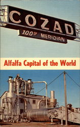 Alfalfa Capital of the World Cozad, NE Postcard Postcard