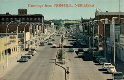 Norfolk Avenue Nebraska Postcard Postcard