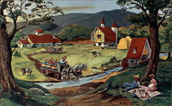 Old McDonald's Farm Postcard