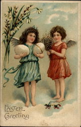 Two Angels Postcard