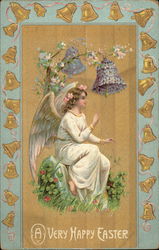 Angel and bells Postcard