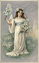 An Easter Angel Postcard