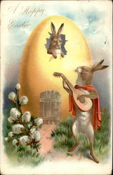 Bunny Serenade Postcard