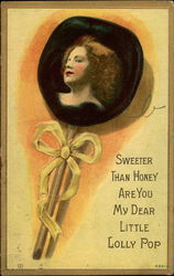 My Dear Little Lolly Pop Women Postcard Postcard