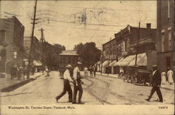 Washington Street Traction Depot Postcard