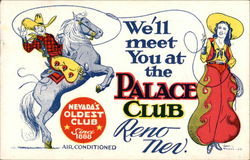 Palace Club Reno, NV Postcard Postcard