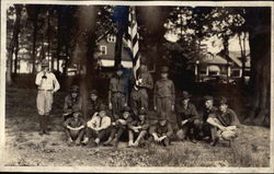 Boy Scout Troop Boy Scouts Postcard Postcard