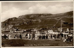 Boating Lake, West Shore Postcard