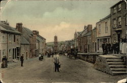 Higher Market Street Penrhyn, Wales Postcard Postcard