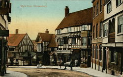 Wyle Cop Shrewsbury, England Postcard Postcard