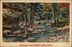 Greetings from Storm Lake, Iowa Postcard Postcard