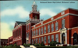 Richmond Senior High School Indiana Postcard Postcard