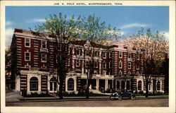 Jas. K. Polk Hotel Murfreesboro, TN Postcard Postcard