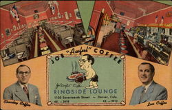 Joe "Awful" Coffee Ringside Lounge Postcard