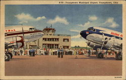 Youngstown Municipal Airport Postcard