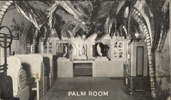 Palm Room, Little America Postcard