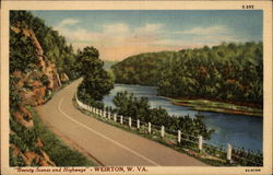 Beauty Scenes and Highways Weirton, WV Postcard Postcard