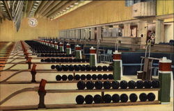 Sunset Bowling Center Hollywood, CA Postcard Postcard