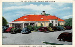 The Hot Shoppes-- Drive-In Restaurants Postcard