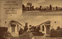 Mar Vista Motor Court Postcard