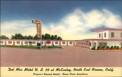 Del mar Motel Postcard