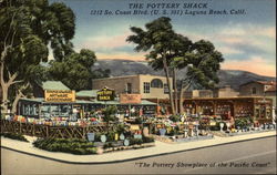 The Pottery Shack Laguna Beach, CA Postcard Postcard