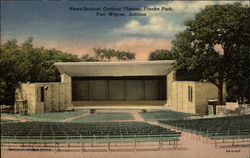 News-Sentinel Outdoor Theater, Franke Park Fort Wayne, IN Postcard Postcard