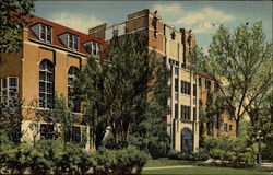 The Michigan League Building of the University of Michigan Postcard