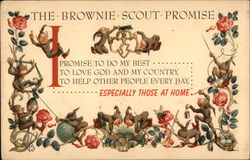 The Brownie Scout Promise Postcard