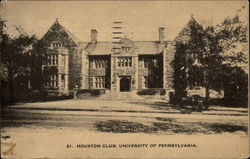 21 Houston Club University of Pennsylvania Philadelphia, PA Postcard Postcard