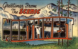 Greetings from the scenic Northwest Tacoma, WA Postcard Postcard