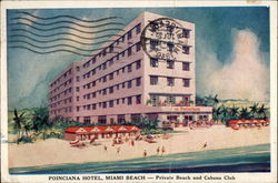 Poinciana Hotel Miami Beach, FL Postcard Postcard