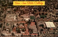 San Jose State College Postcard