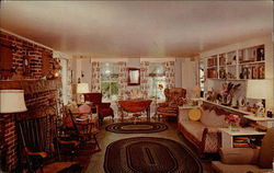 Tip Top Inn Living Room Postcard