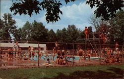 Moore Memorial Pool Bryan, OH Postcard Postcard