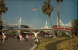 Tomorrowland Entrance Anaheim, CA Disney Postcard Postcard