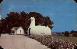 The Big Duck Flanders, NY Postcard Postcard