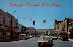 Hello from Klamath Falls, Oregon Postcard Postcard