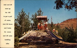 Jack and Jill Story Book Island Rapid City, SD Postcard Postcard