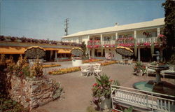 The Entrance Court of the beautiful Lambert Gardens Postcard