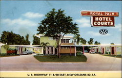 Royal Palm Hotel Courts Postcard