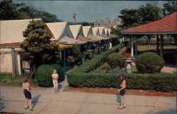 The Tent Colony Ocean Grove, NJ Postcard Postcard